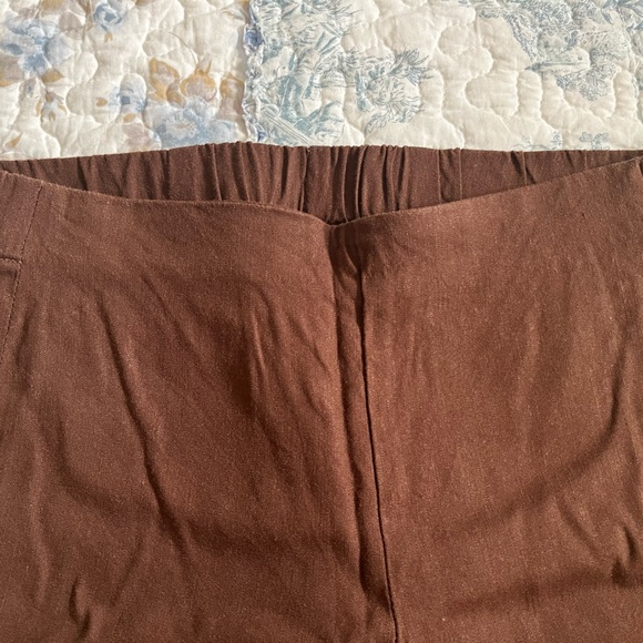 JJill Brown Crop Pants XS Petite - Picture 2 of 5